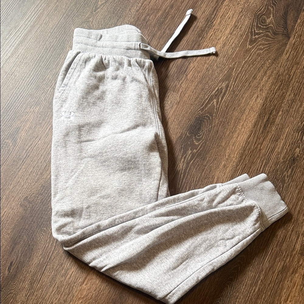 Under Armour Heather Gray Athletic Jogger Pants - Picture 1 of 4